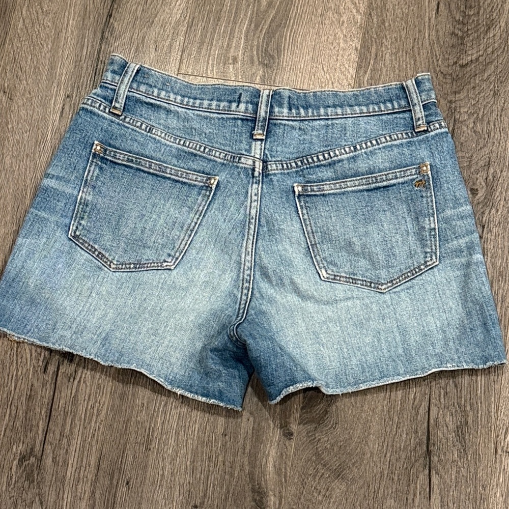 Madewell High Rise Denim Blue Women's Shorts Everyday Essential Summer Spring